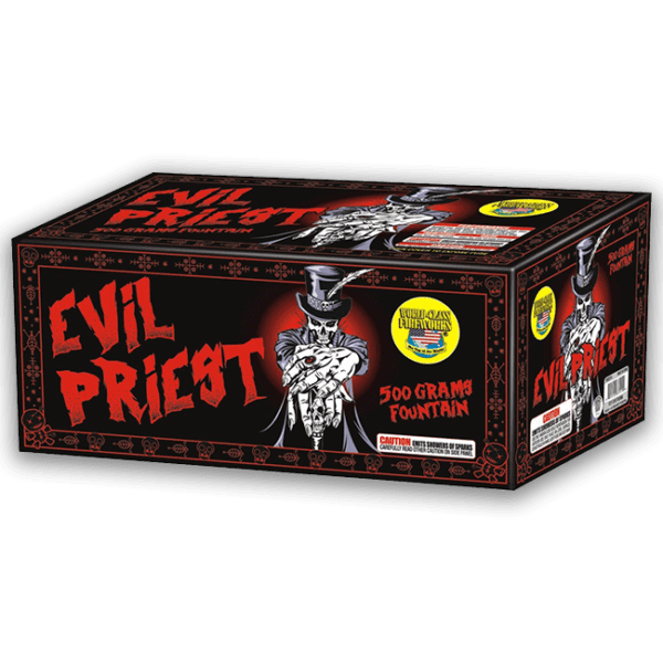 Evil Priest Fireworks - 500 Gram Fountain
