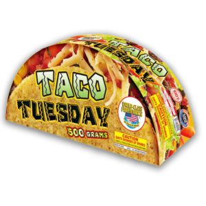 Taco Tuesday Fireworks - 500 Gram Fountain