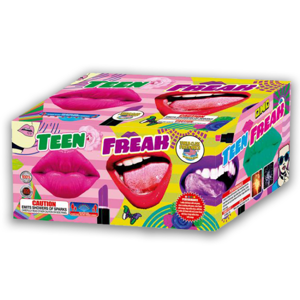 Teen Freak Fireworks - 500 Gram Fountain